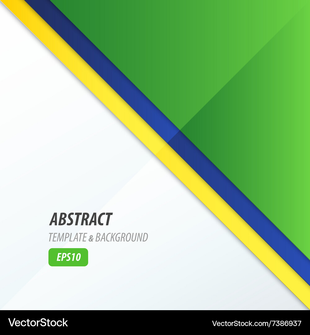 Striped triangle template design Vector Image