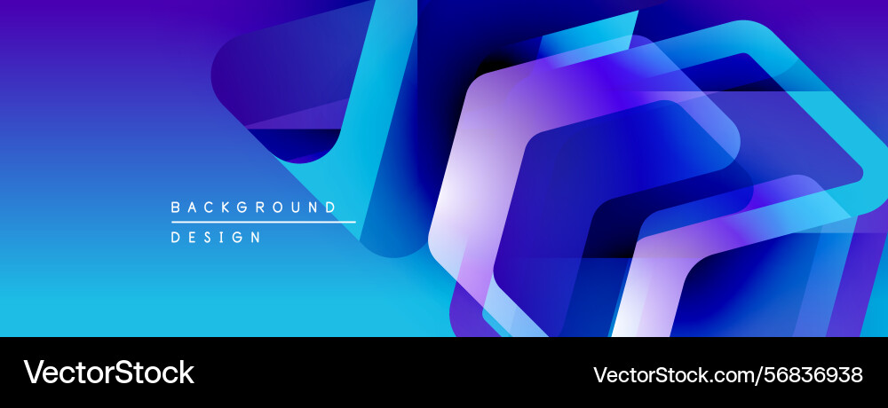 Abstract geometric shapes overlap creating Abstract geometric shapes overlap creating Vector Image