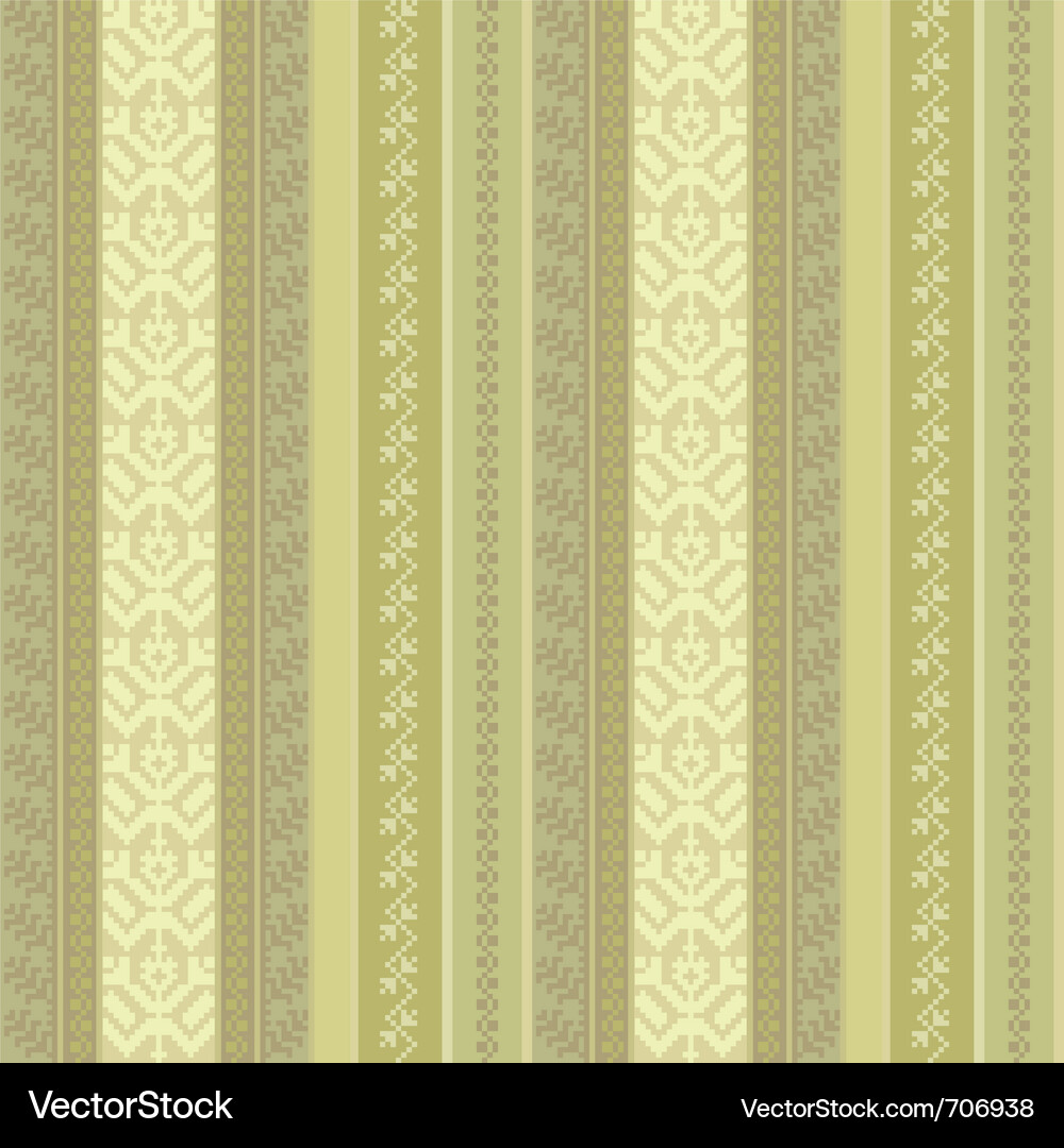 Striped Fabric Pattern Vector Image