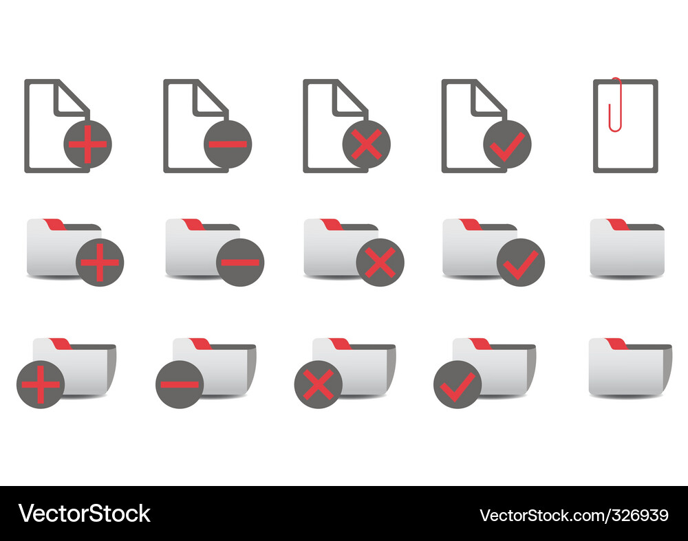 Database icons Vector Image