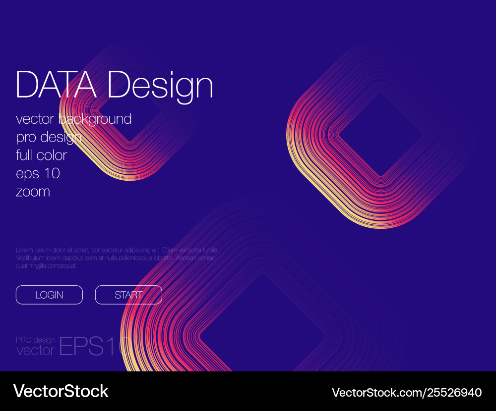 Abstract blend background template for web site Vector Image