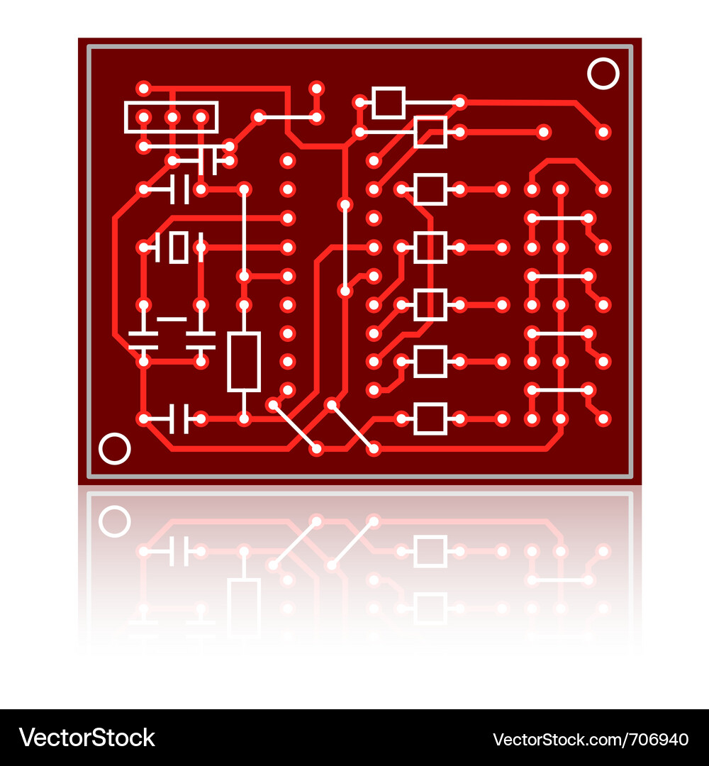 Abstract circuit board Vector Image