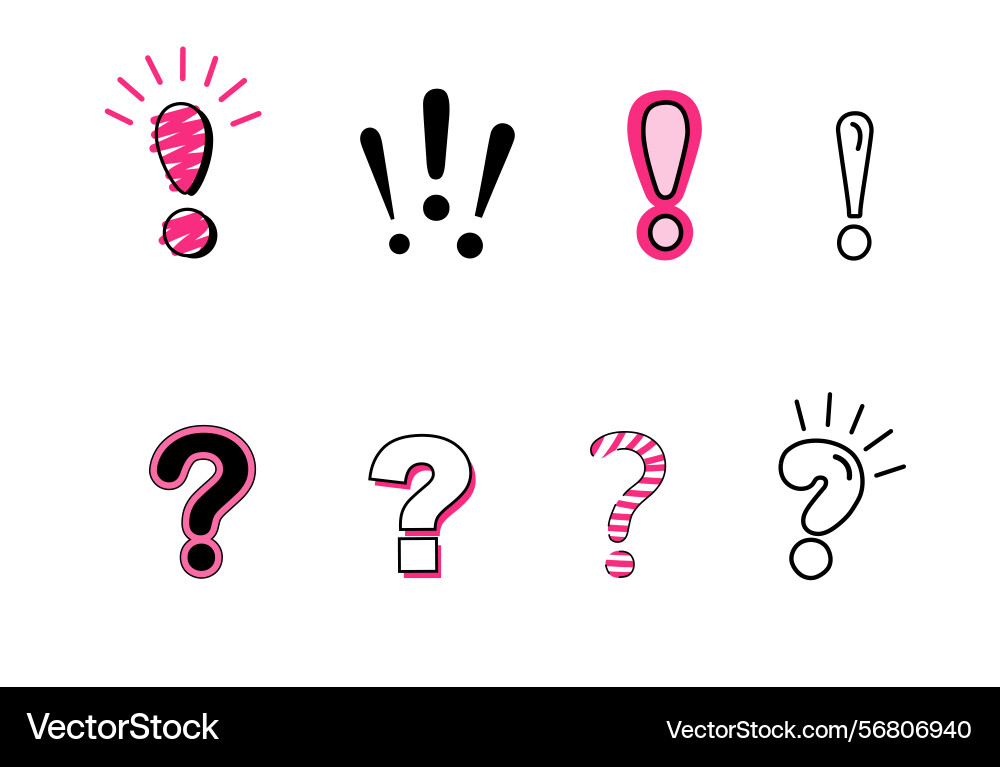 Exclamation mark icon in red speech bubble linear vector image
