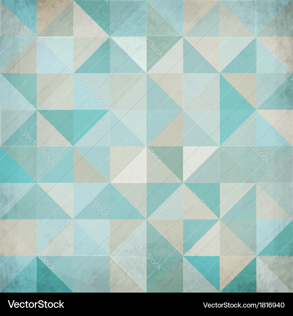Light Blue Triangular Pattern vector image