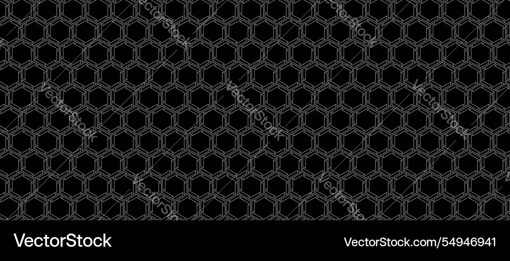 Seamless geometric pattern design abstract tech vector image