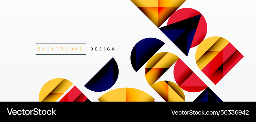 Abstract geometric shapes overlap creating Abstract geometric shapes overlap creating vector image