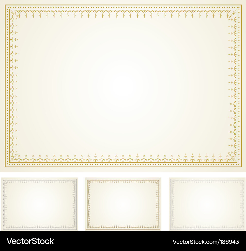 Elegant Frame Collection Vector Image