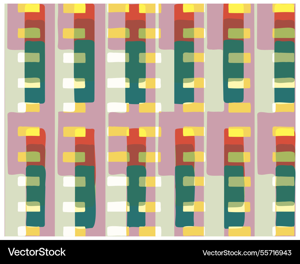 Geometric diagonal line and square print pattern Geometric diagonal line and square print pattern vector image
