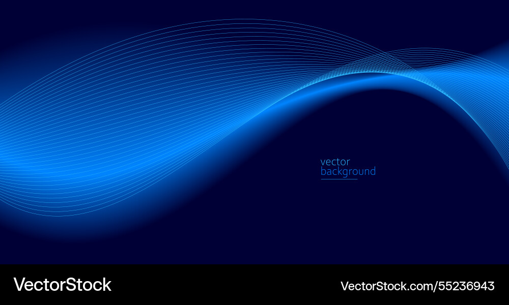 Smooth flow of wavy shape with gradient abstract Smooth flow of wavy shape with gradient abstract vector image