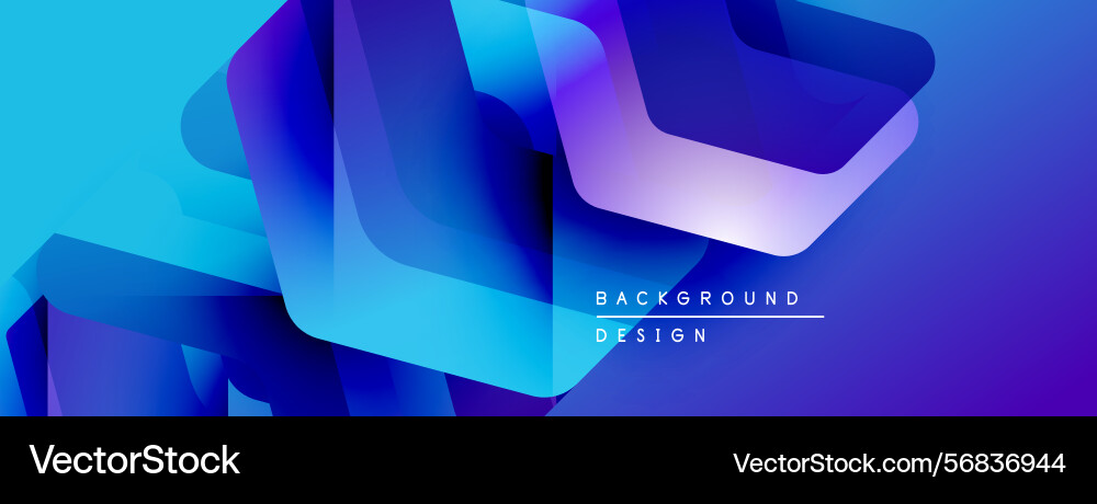 Abstract blue shapes overlap creating dynamic Abstract blue shapes overlap creating dynamic vector image