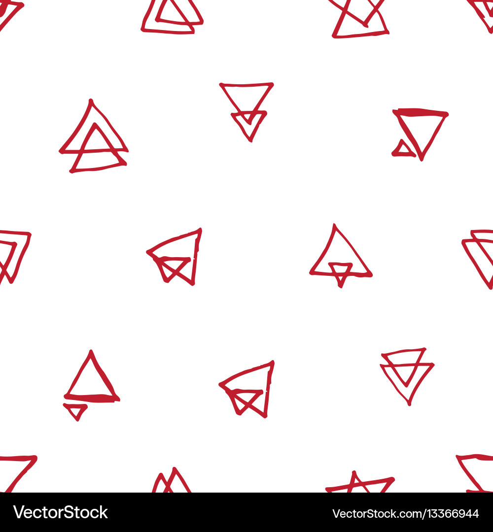 Festive Triangle Pattern Vector Image