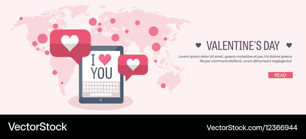 Flat background with tablet Vector Image