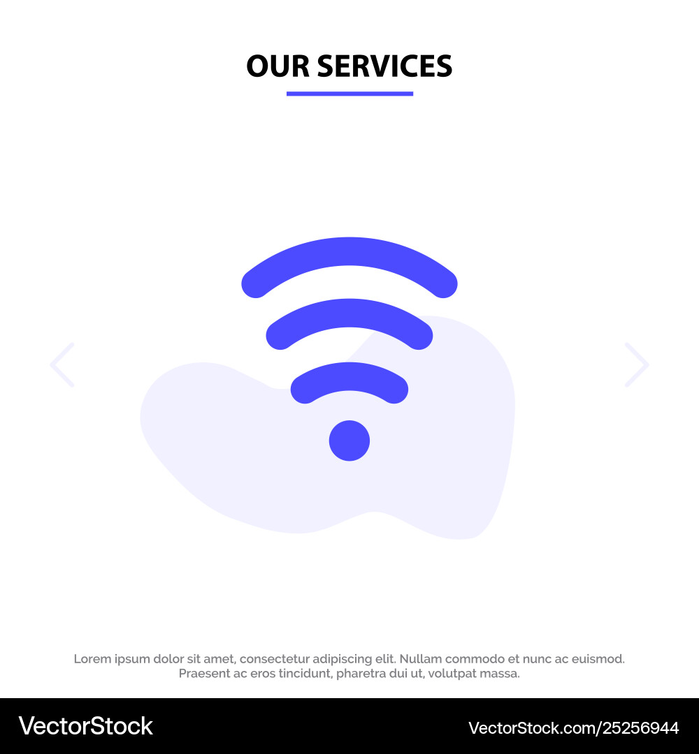Wifi Signal Icon - Network Connection vector image