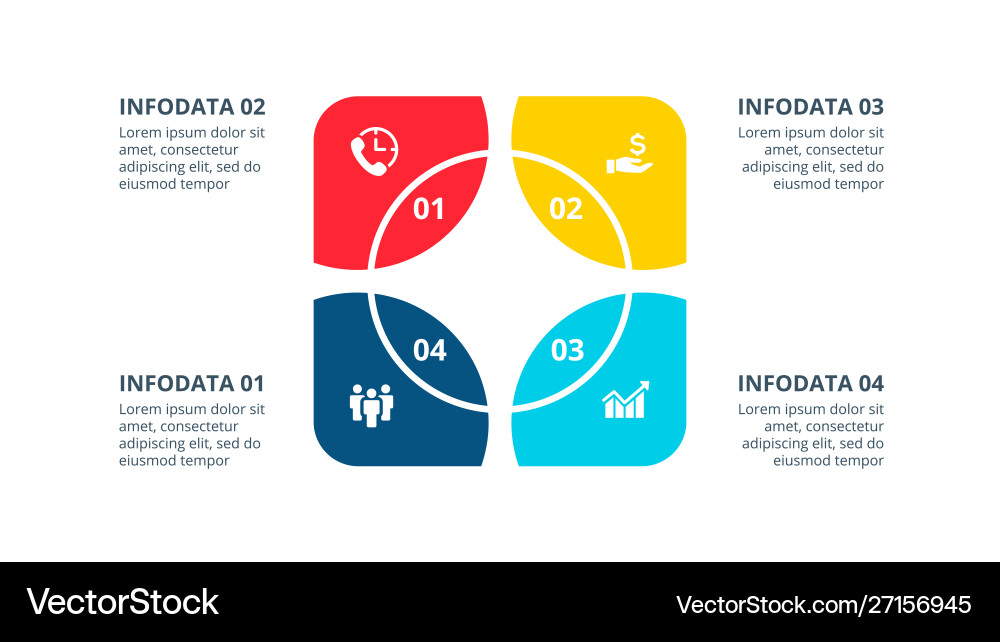 Cycle element for infographic template Cycle element for infographic template vector image
