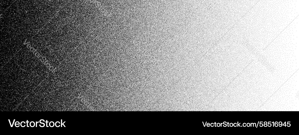 Gradient noise grain background dotted texture Vector Image