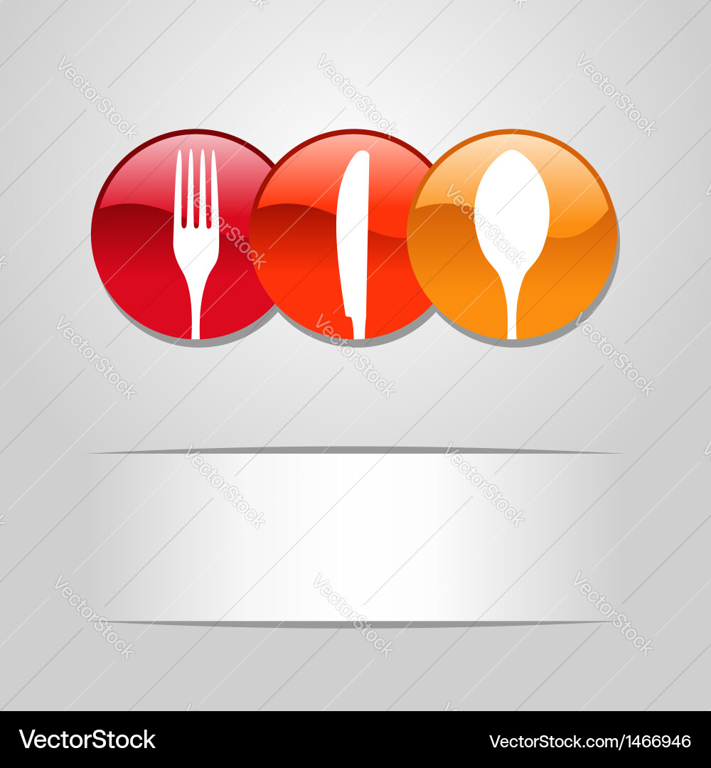 Food web button icons Vector Image