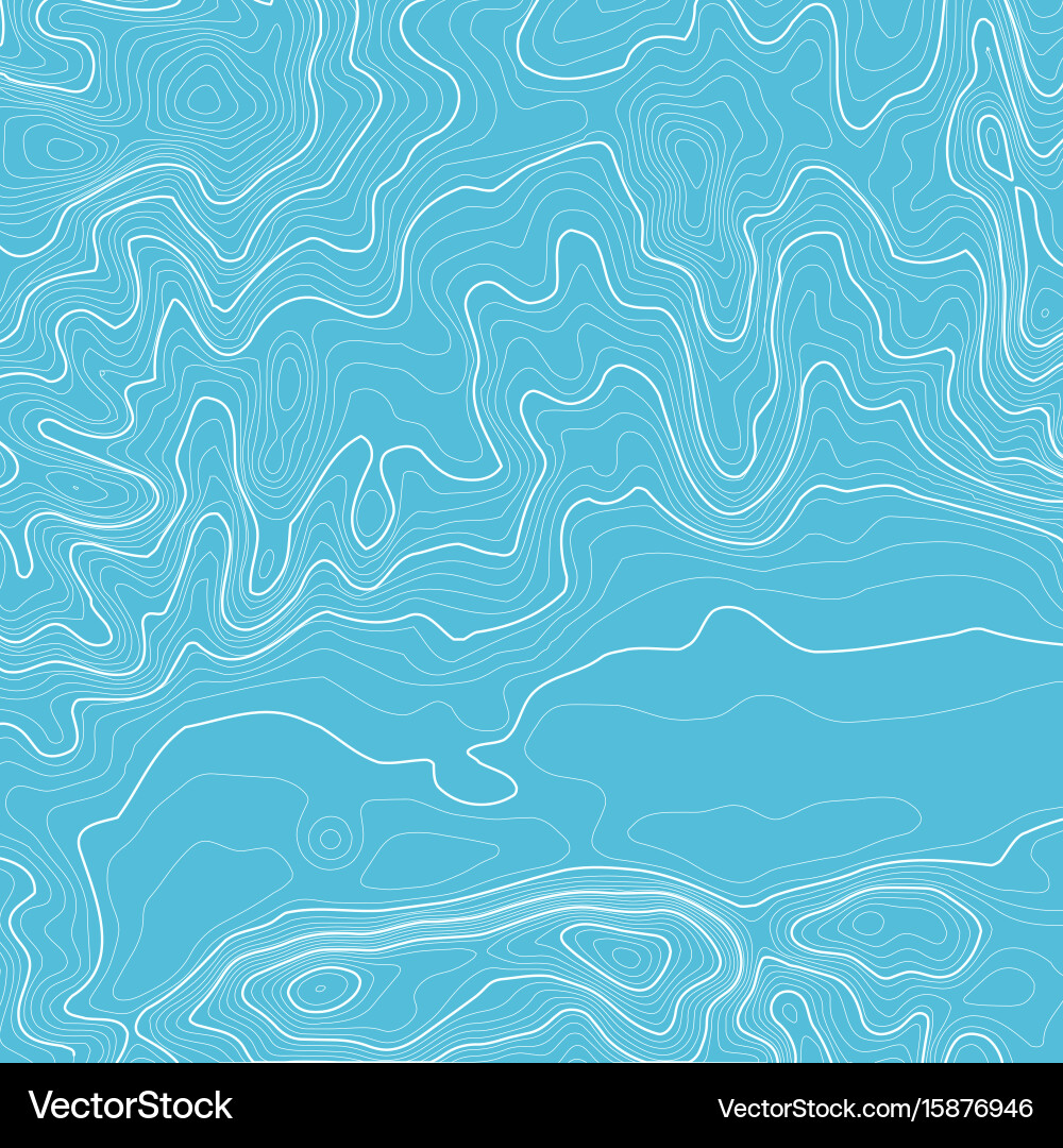 Topographic map background with space for copy Vector Image