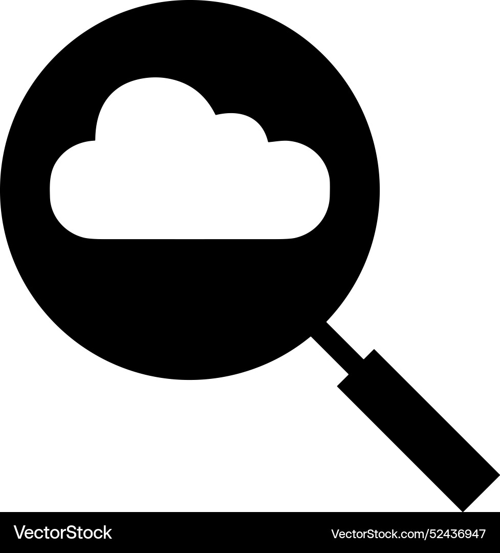 Cloud storage icon symbol image of the database Vector Image