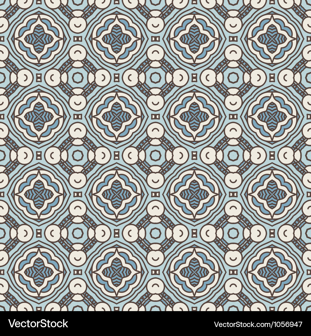 Retro Tile Pattern Vector Image