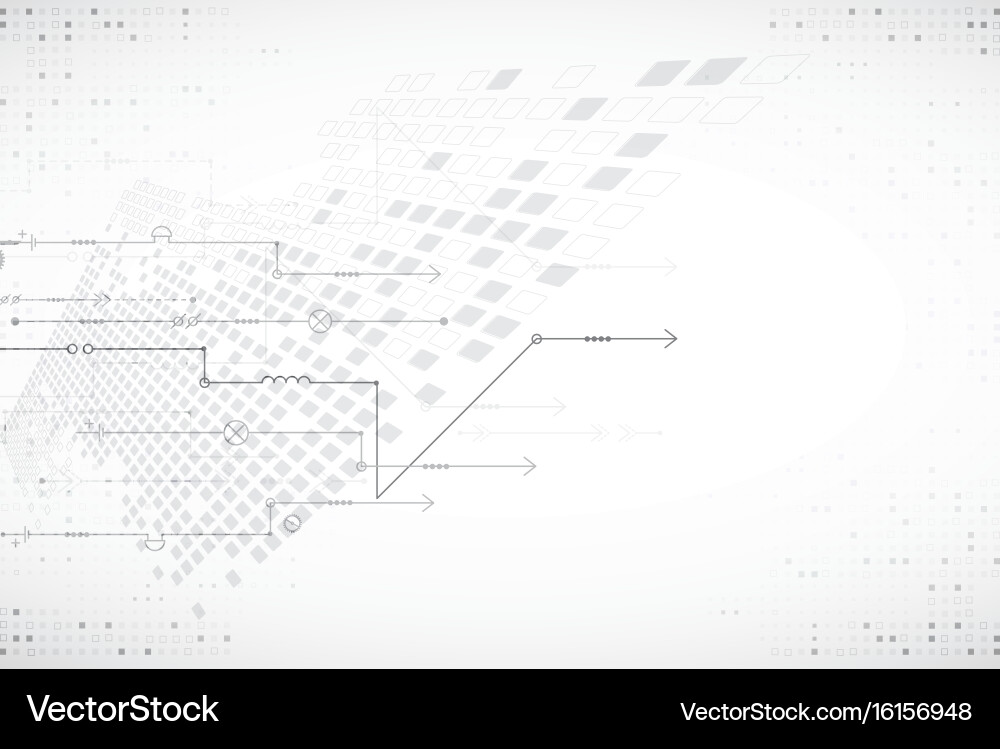 Technological Network Background vector image