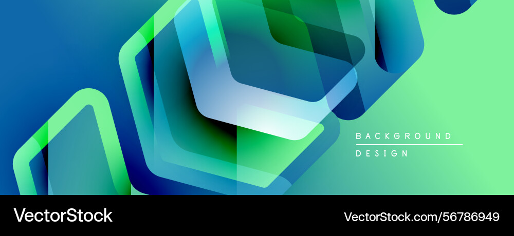Abstract geometric shapes overlap creating Abstract geometric shapes overlap creating vector image