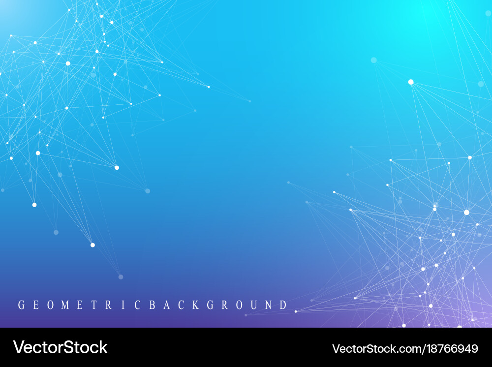 Big data complex graphic abstract background Vector Image