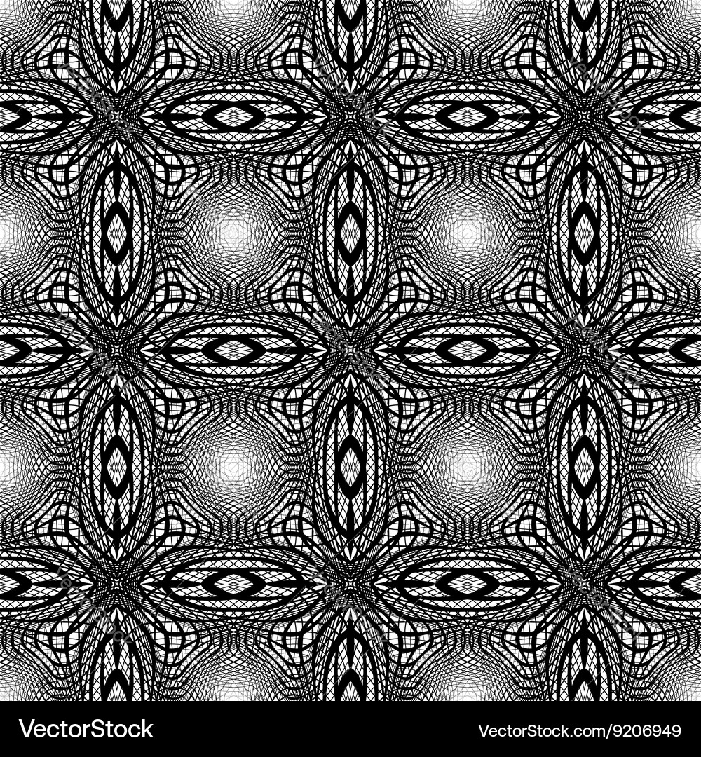 Design seamless monochrome grid pattern Vector Image