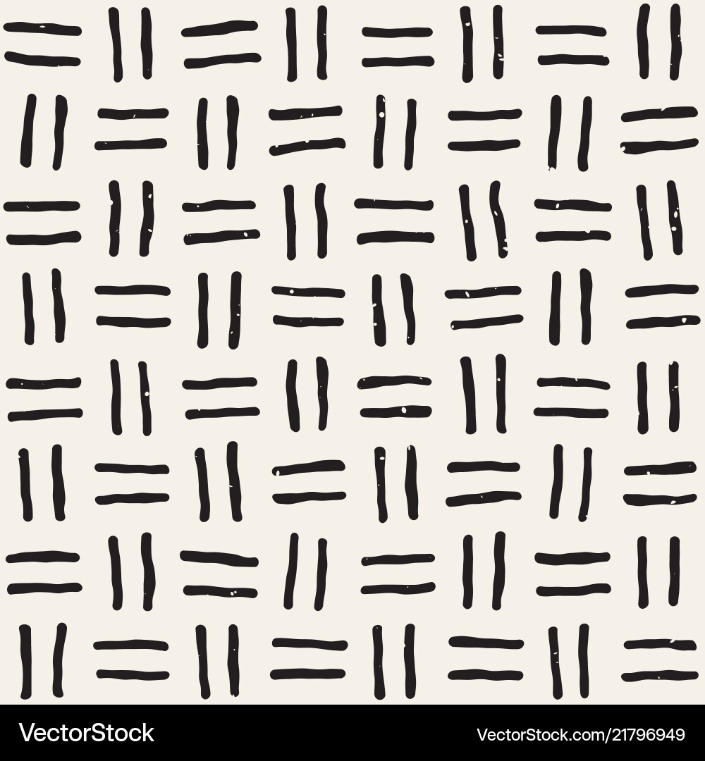 Hand drawn seamless pattern abstract geometric Vector Image