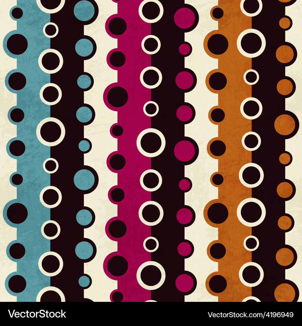 Retro Circle Pattern vector image