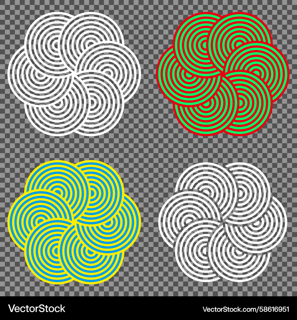 Abstract spiral shape color line pattern swirl Abstract spiral shape color line pattern swirl Vector Image