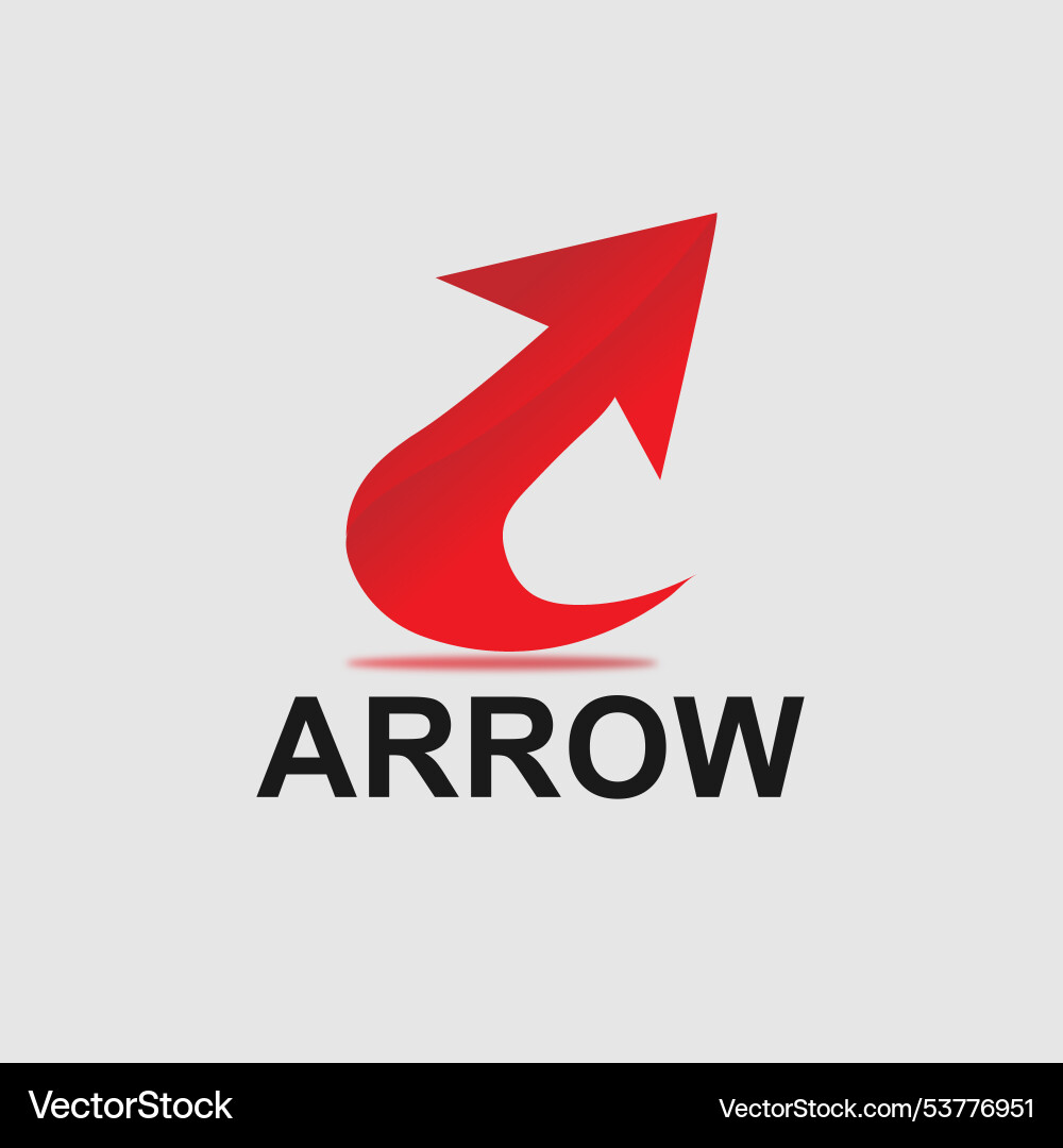 Gradient circle arrow Vector Image