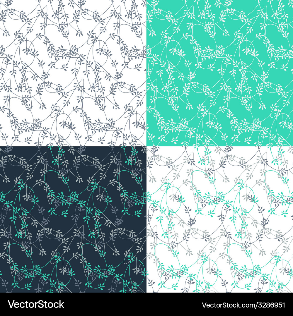 Seamless patterns Vector Image