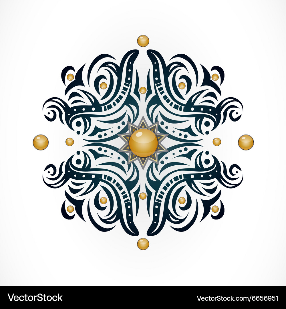 With abstraction Vector Image