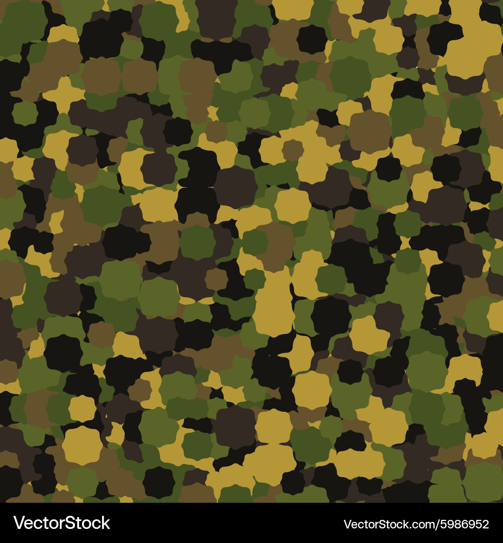 Abstract Camouflage Splash Pattern vector image