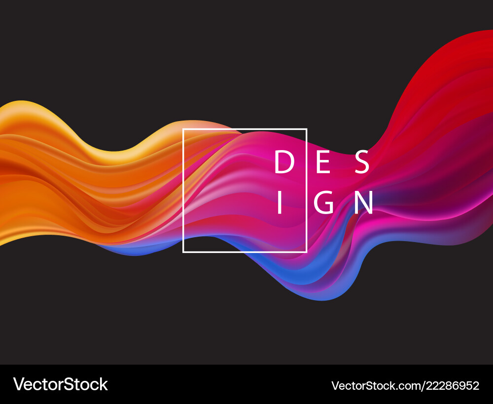 Abstract colorful background color flow Abstract colorful background color flow vector image