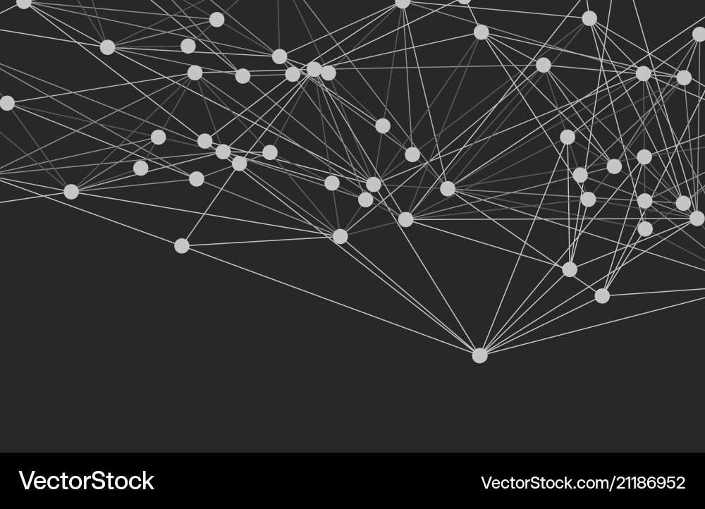 Digital Mesh Triangle vector image