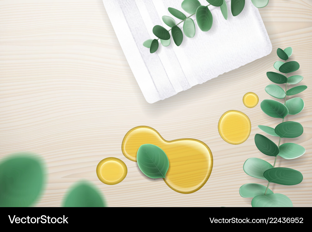 Eucalyptus & Spa Essentials Vektorbild