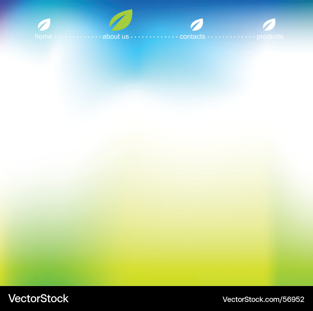 Nature Gradient Background Vector Image