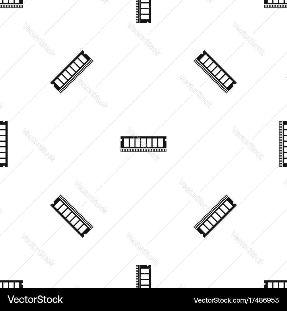 Dvd ram module for the personal computer pattern Vector Image