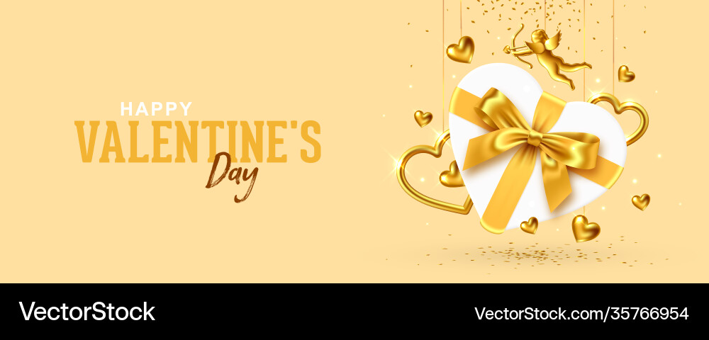 Valentines day greeting card design Valentines day greeting card design vector image
