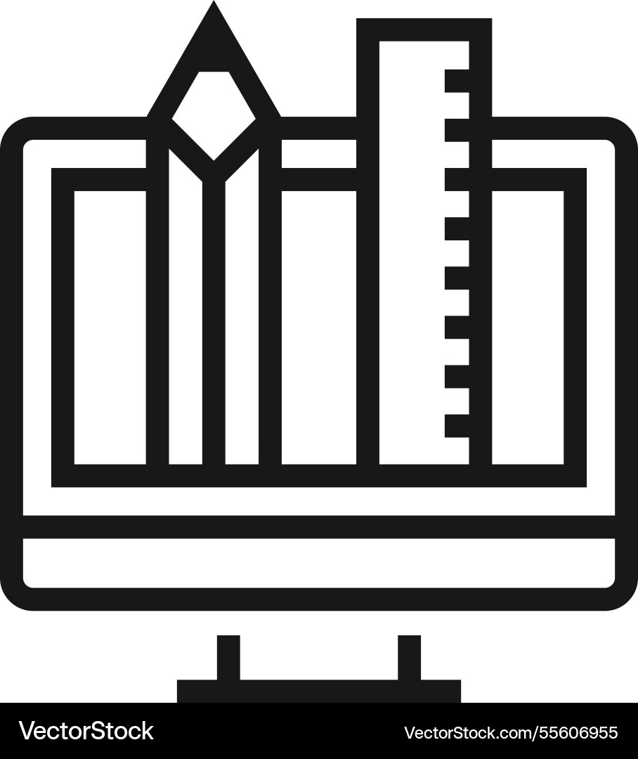 Design flat line web icon concept Design flat line web icon concept vector image