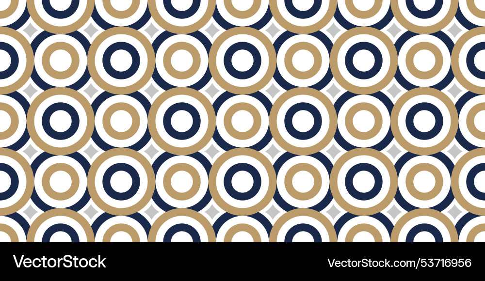 A seamless pattern of circles and squares A seamless pattern of circles and squares vector image