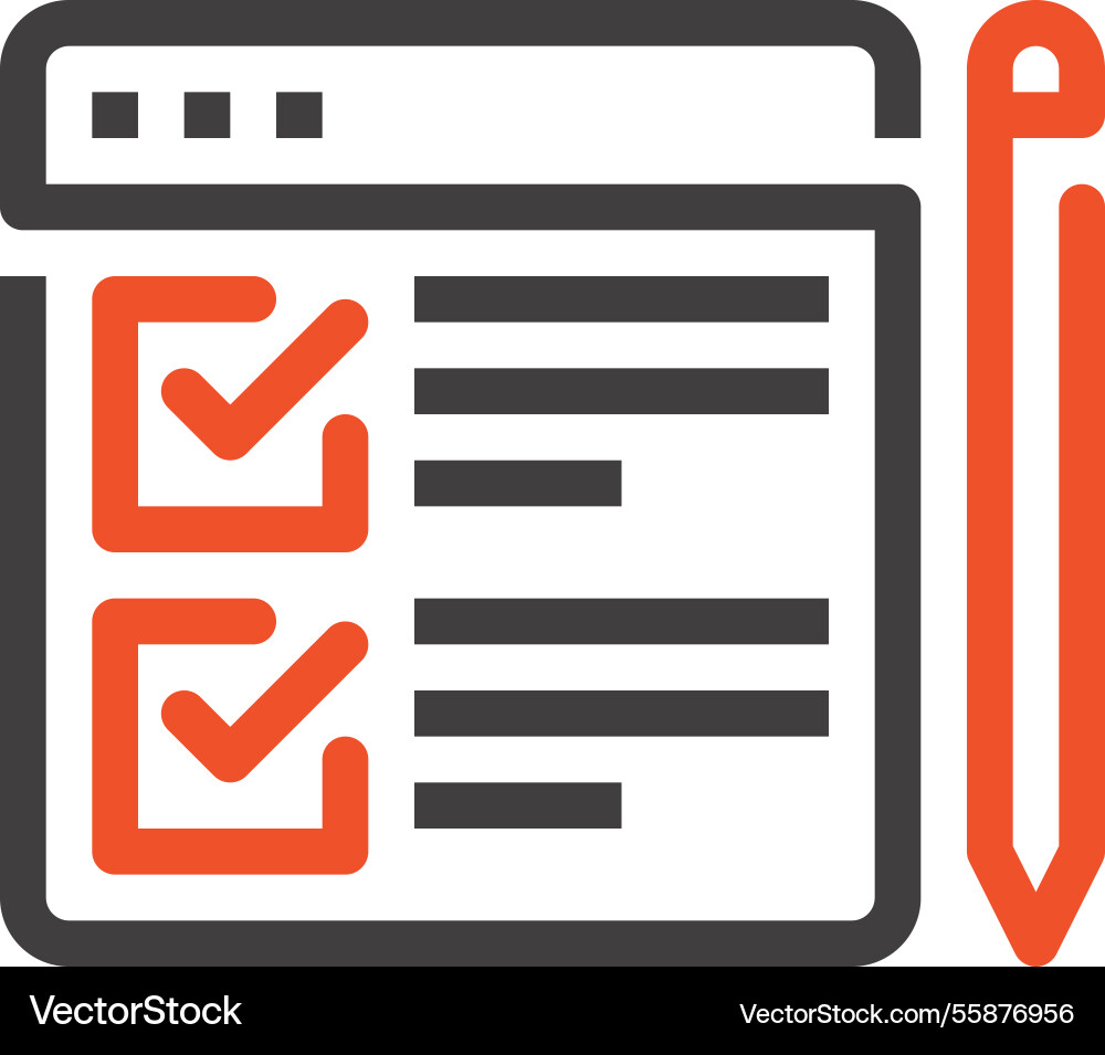 Survey Survey vector image
