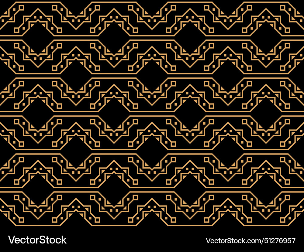 Geometric seamless pattern in line art style Geometric seamless pattern in line art style vector image