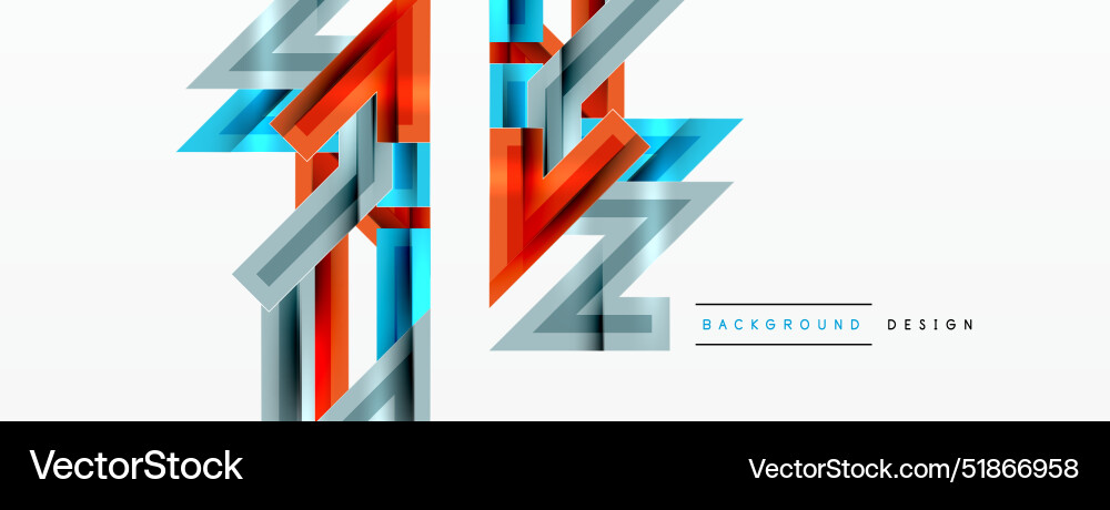 Line zig zag dynamic geometric abstract background Line zig zag dynamic geometric abstract background vector image