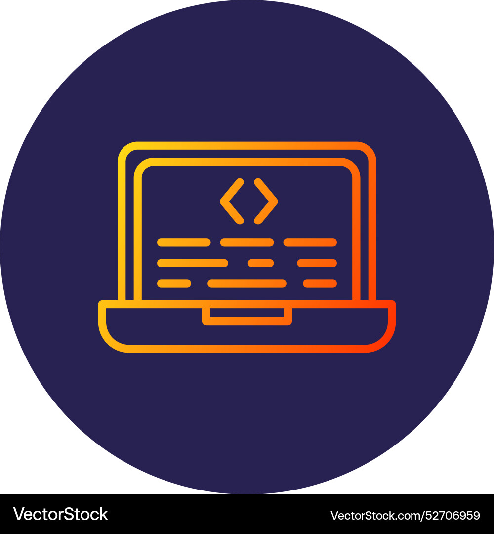 Coding icon vector image