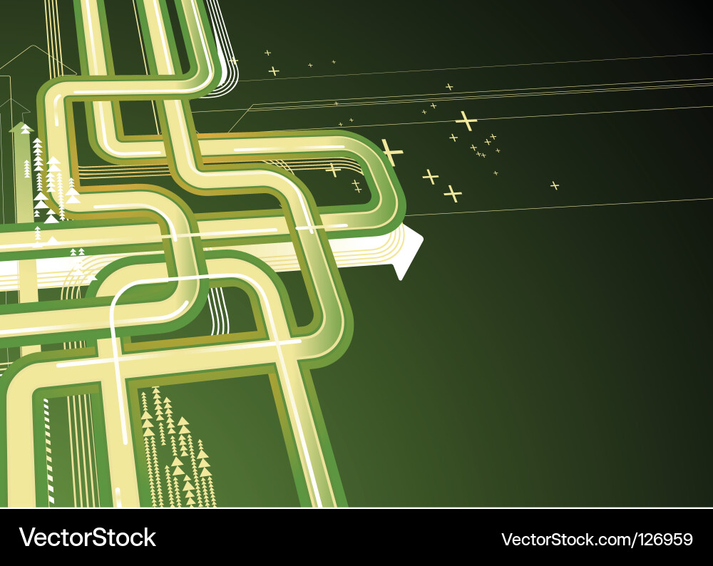 Dynamic Arrow Background vector image