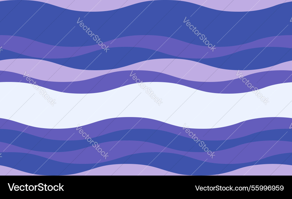 Serene abstract wave pattern in calming shades vector image