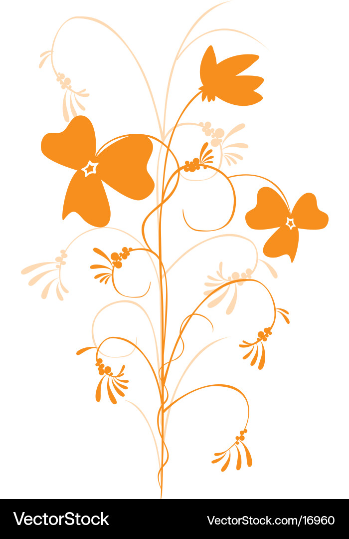 Decorative flower Vector Image