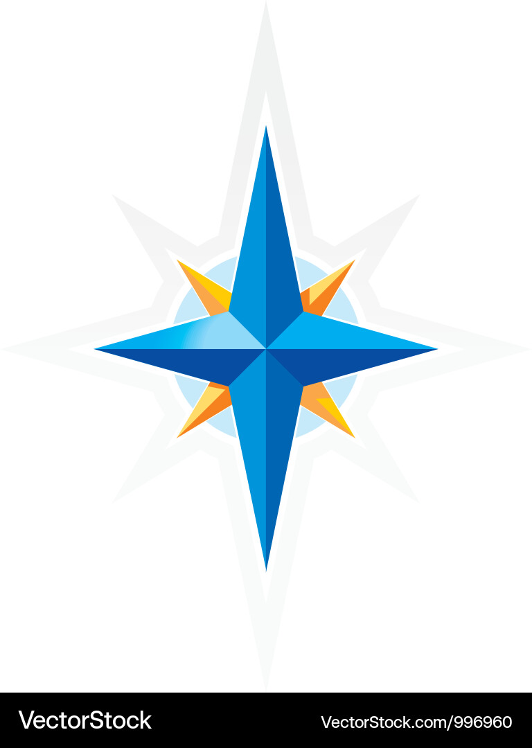 Navigational Wind Rose vector image
